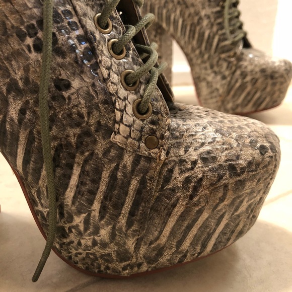 Snake Skin Boots - Picture 3 of 5
